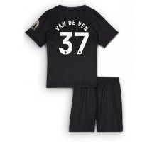 Tottenham Hotspur Micky van de Ven #37 Koszulka Wyjazdowa dzieci 2025-26 Krótki Rękaw (+ krótkie spodenki)